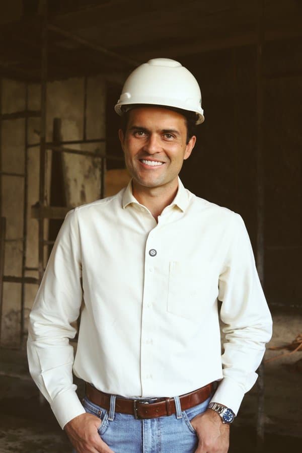 Guilherme, fundador da AGE Home Construções